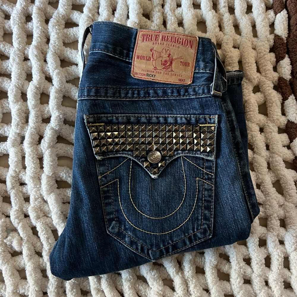 Rare studded true religion rickys